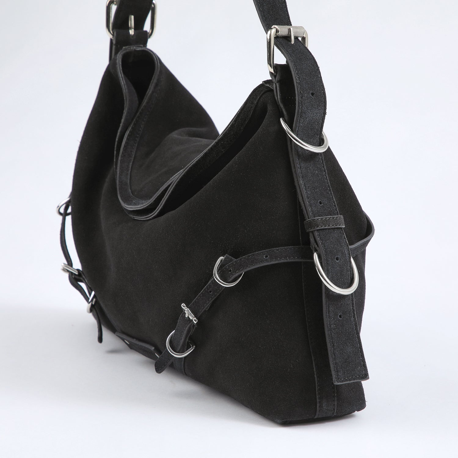 Cartera Venice Suede Black