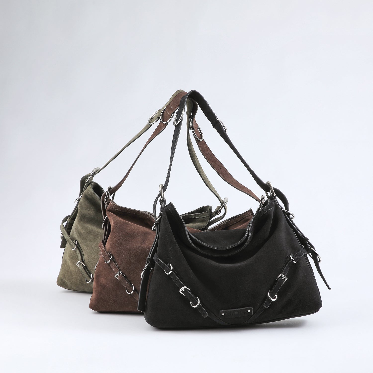 Cartera Venice Suede Olive